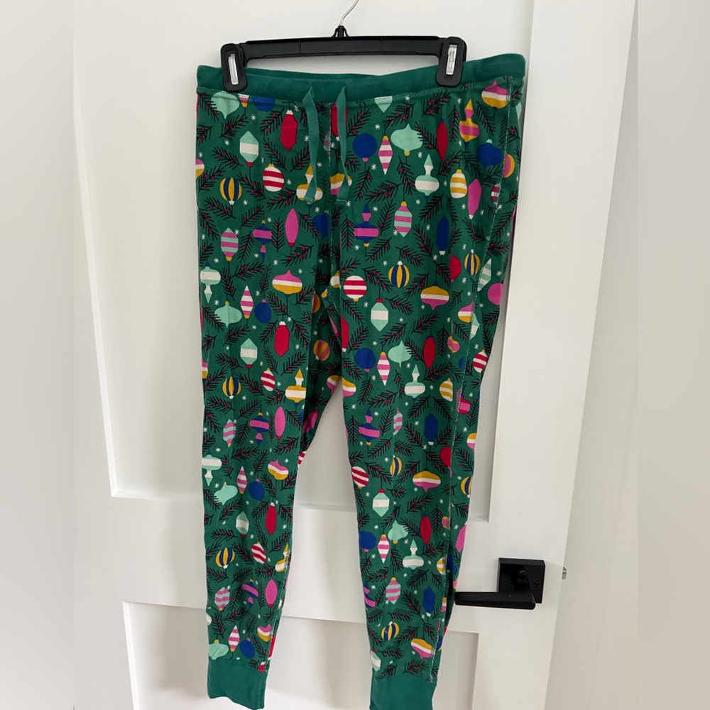 Hanna Andersson Green Holiday Leggings